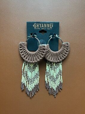 Shyanne Beaded Hoop Earrings